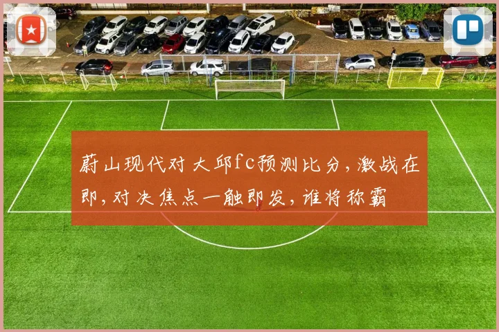 蔚山现代对大邱fc预测比分,激战在即,对决焦点一触即发,谁将称霸
